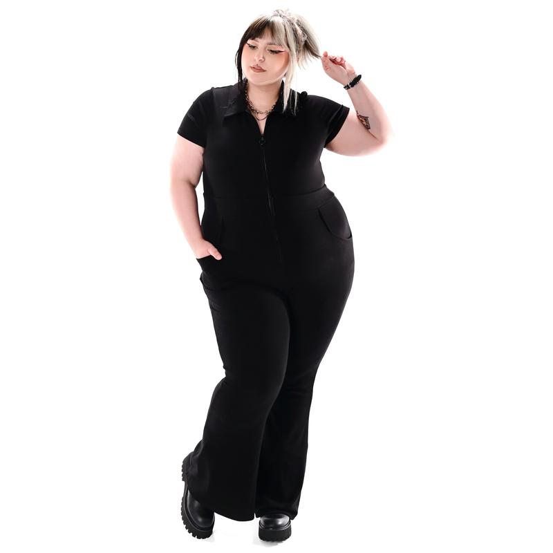 Monica Jumpsuit Bellbottom Flair leg